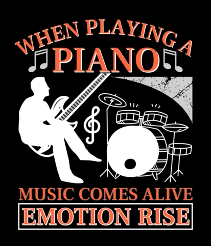 Musical Emotion Rise Design Template for Creative Arts