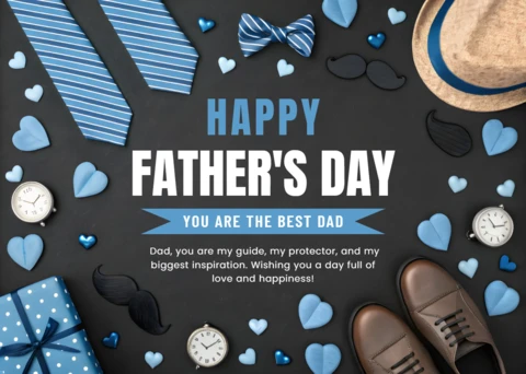 Father's Day Celebration Design Template – Stylish and Heartfelt Gift for Dads