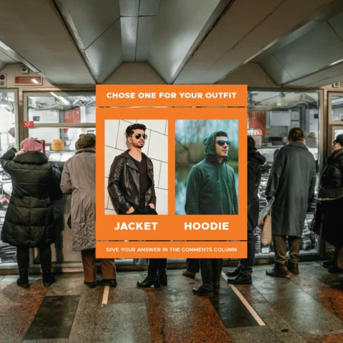 Modern Collage Fashion Instagram Post Design Template