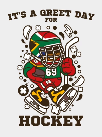 It's a Good Day for Hockey T-Shirt Design