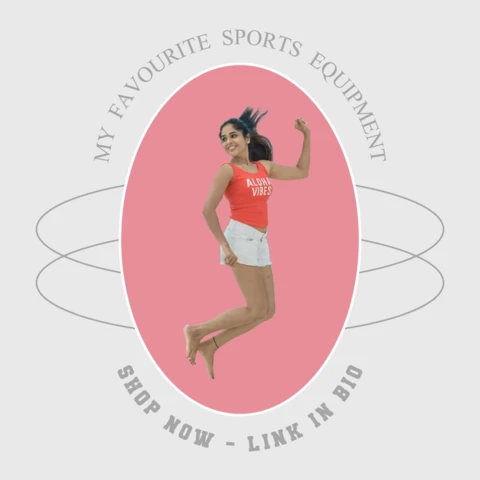 My Favourite Sports Equipment Instagram Post Design Template