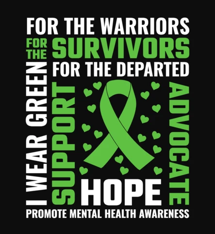 Mental Health Matters T-Shirt Design Template
