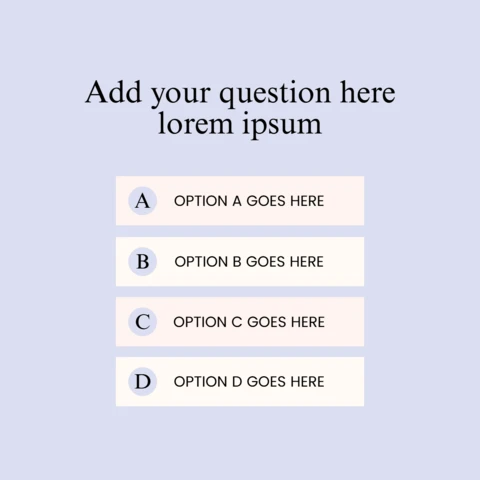Interaktive Quiz-Instagram-Post-Design-Vorlage