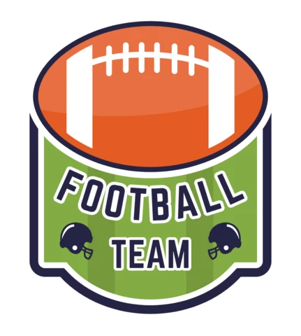 American Football Team Logo Design Template