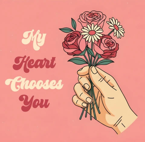Vintage Floral Hand Illustration Design Template for Greeting Cards
