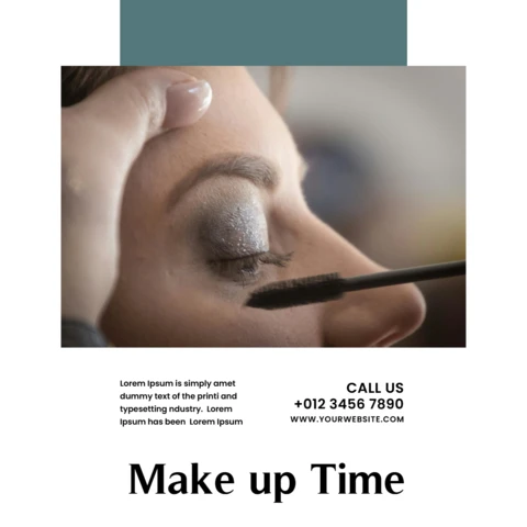 Eye-Catching Beauty Center Promotional Instagram Post Design Template