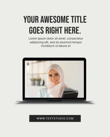 Professional Virtual Meeting Instagram Post Design Template