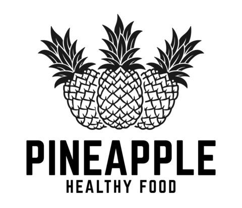 Pineapple Healthy Food Logo Design Template