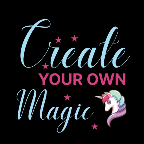 Create Your Own Magic Unicorn T-shirt Design Template