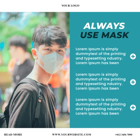 Medical Service Advertising Social Media Post Design Template