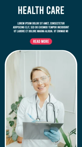 Medical Simple Modern Advertising Instagram Story Design Template