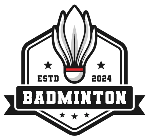 Badminton Tournament Logo Design Template