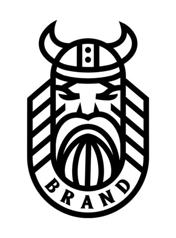 Viking Logo Design Template