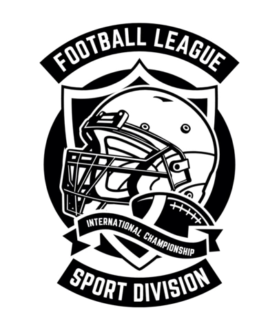 Modello di design per maglietta del campionato di calcio