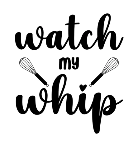 Watch Me Whip Baker T-Shirt Design Template