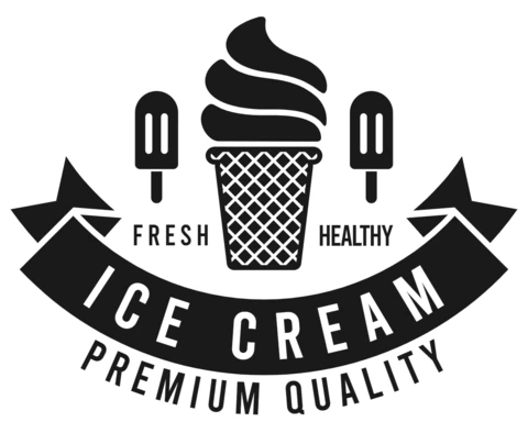 Ice Cream Logo Design Template