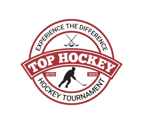 Hockey Tournament Sports Logo Design Template
