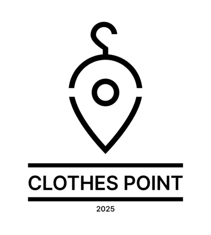 Clothes Pinpoint Logo Design Template