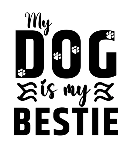 My Dog Is My Beastie T-Shirt Design Template