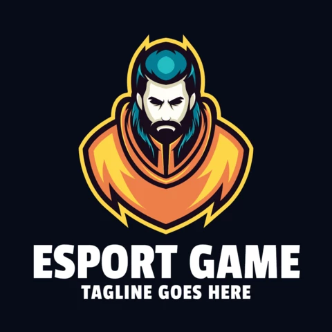 Plantilla de diseño de logotipo de juego de deportes electrónicos