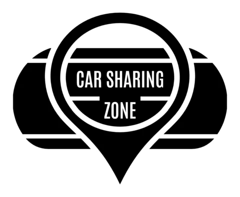 Conception d'un modèle de logo pour une zone de covoiturage