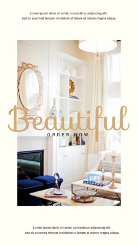 Elegant Minimalist Feminine Social Media Story Post Design
