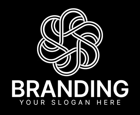Neue, moderne Logo-Designvorlage mit abstrakter Form