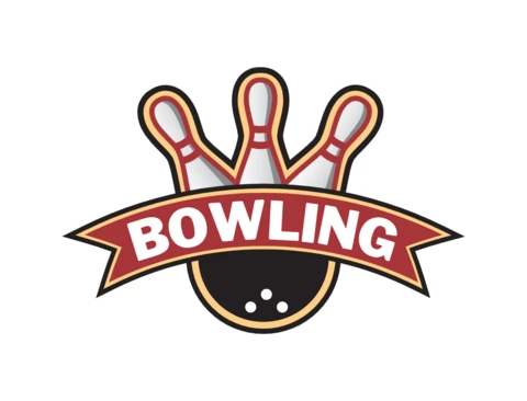 Bowling Sports Logo Design Template