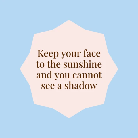 Sunshine and Positivity Instagram Post Design Template