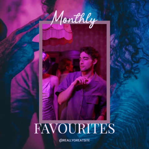 Monthly Favorites Highlight Instagram Post Design Template