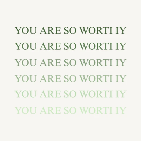 Self-Worth Instagram Post Design Template