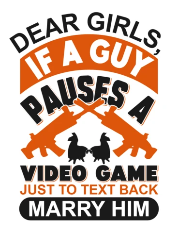 Playful Typography Design Template for Gamer Humor