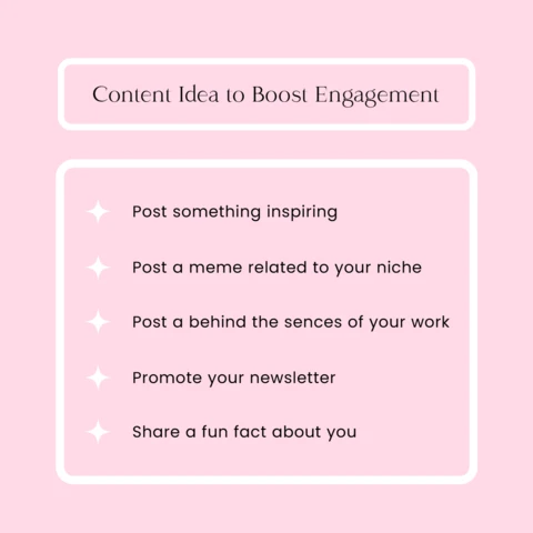 Inhaltsidee zur Steigerung des Engagements – Designvorlage für Instagram-Posts