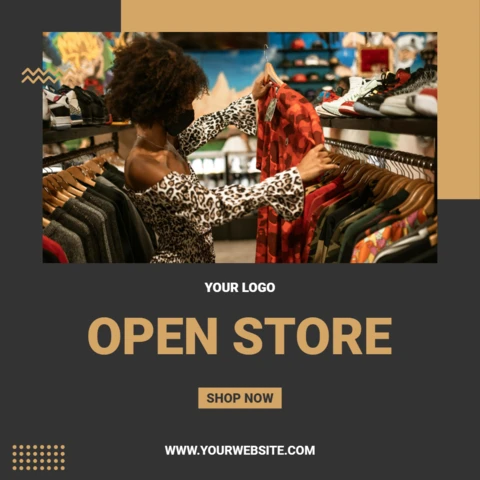 Trendy Ethnic Instagram Collage Post Design Template