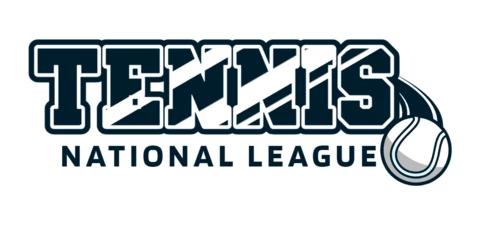Modèle de logo pour la ligue nationale de tennis