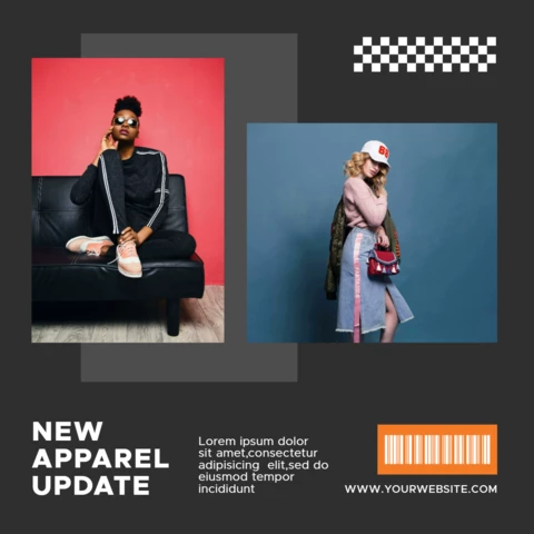 Moderne Mode Instagram Post Design Vorlage