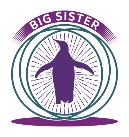 Big Sister Penguin Design Template - Modern Graphic Style