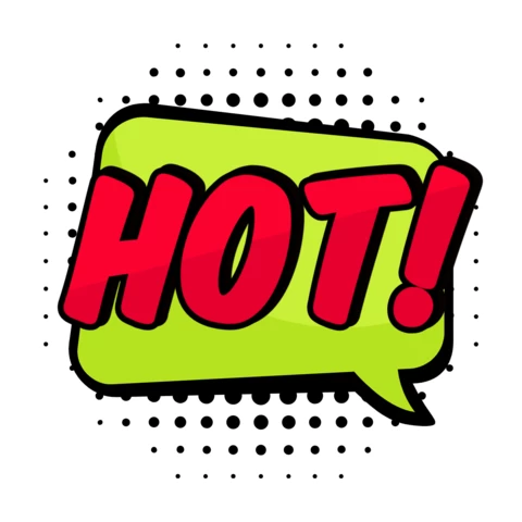 Hot ! pop art comic style text effect template