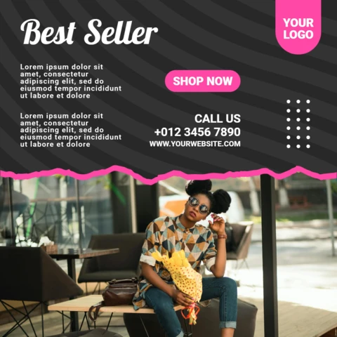 Fashion And Style Sale Instagram Post Design Template