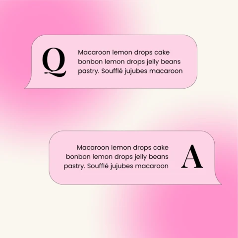 Elegant Q&A Session Layout Instagram Post Design Template