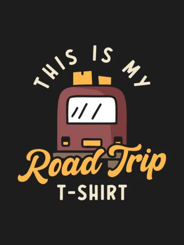 This Is My Road Trip T-shirt Template Design