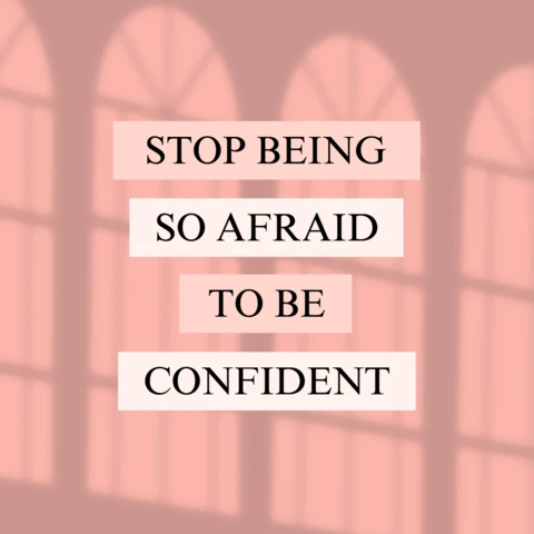 Confidence Quote Window Instagram Post Design Template