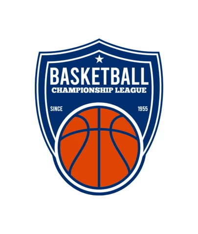 Basketball Tournament Championship Sports Logo Design Template