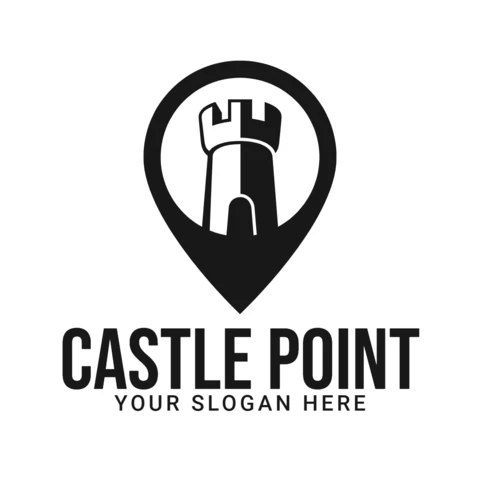 Modèle de logo Castle Point