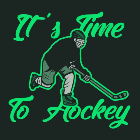Es ist zeit für hockey Plakatentwurf Vorlage