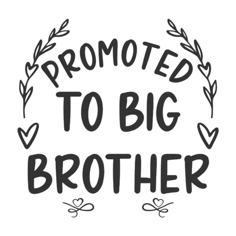 Promoted to Big Brother T-shirt Design Template