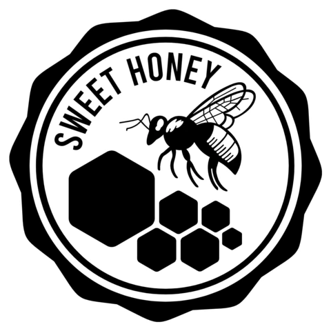 Honey Stamp Logo Design Template