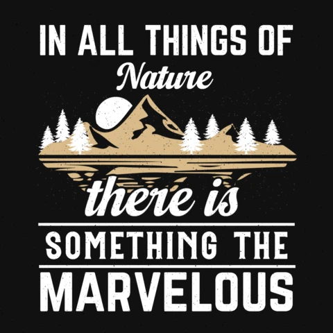 Modelo de design de camiseta de caminhada na natureza