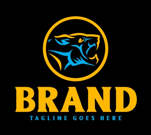 Dark Panther Logo Design Template