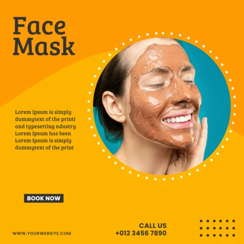 Impactful Spa Center Promotional Social Media Post Design Template